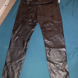 NEW Plus size Forever21 Leatherlike Tights